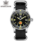 STEELDIVE SD1952T dive watch — variant 52T-B-HN stock photo