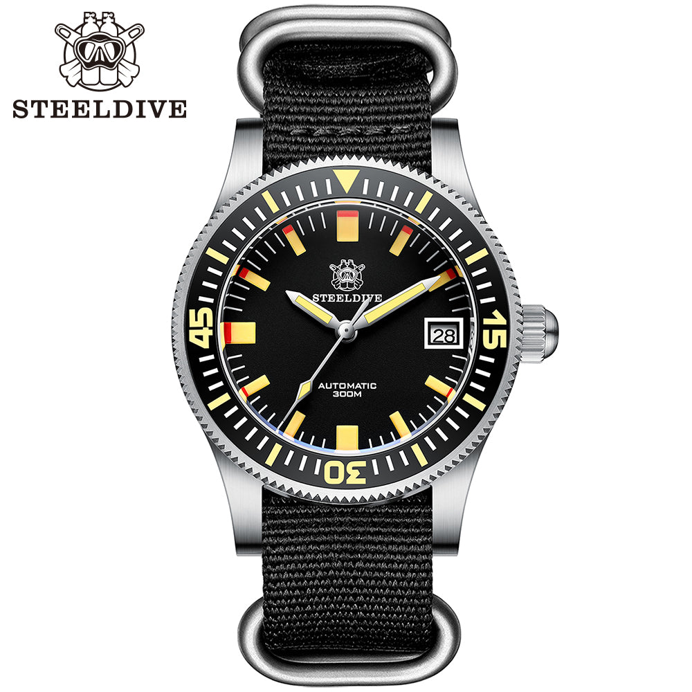 STEELDIVE SD1952T dive watch — variant 52T-F-HN stock photo