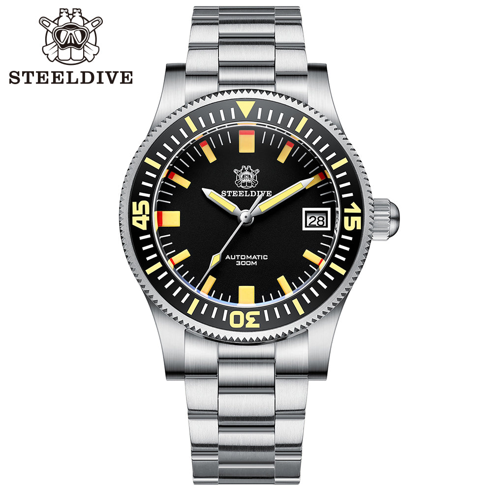 STEELDIVE SD1952T dive watch — variant 52T-F-SS stock photo