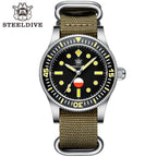 STEELDIVE SD1952T dive watch — variant 52T-S-KN stock photo