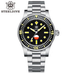 STEELDIVE SD1952T dive watch — variant 52T-S-SS stock photo