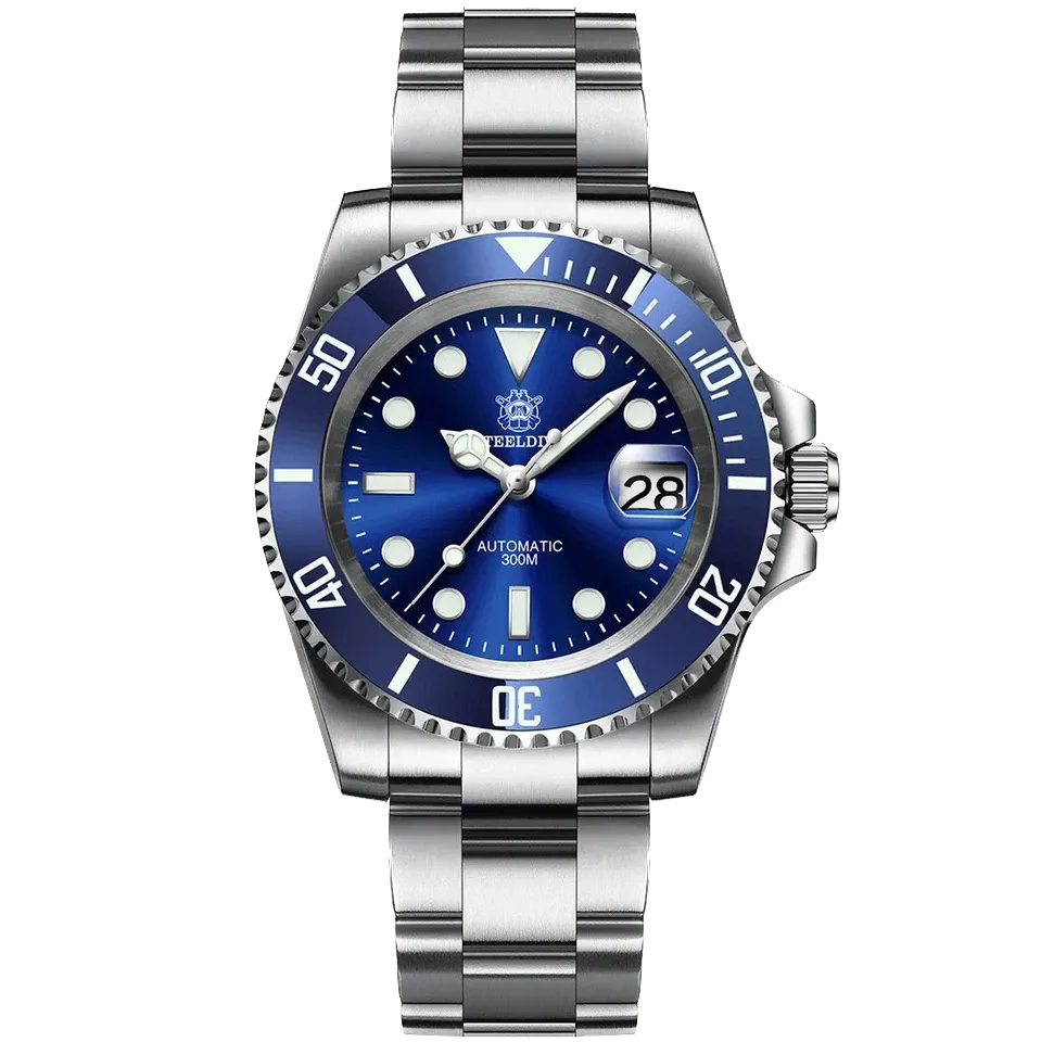 STEELDIVE SD1953 Men Water Ghost Automatic Diver Watch 300M Waterproof BGW9 NH35-PrimeTimepiece