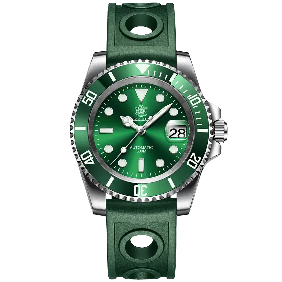 STEELDIVE SD1953 Men Water Ghost Automatic Diver Watch 300M Waterproof BGW9 NH35-PrimeTimepiece