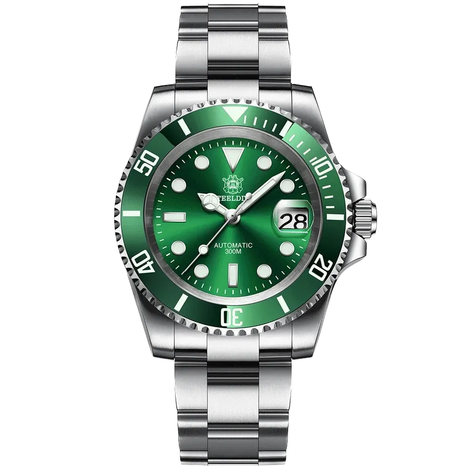 STEELDIVE SD1953 Men Water Ghost Automatic Diver Watch 300M Waterproof BGW9 NH35-PrimeTimepiece