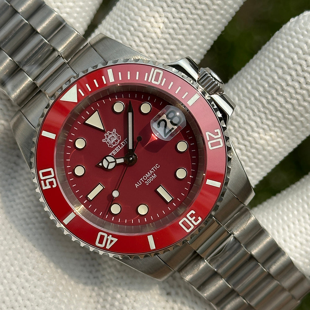 STEELDIVE SD1953C dive watch — variant 53C-ZH-YS stock photo
