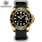 STEELDIVE SD1953IPG dive watch — variant 53IPG-HN stock photo
