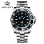 STEELDIVE SD1954 dive watch — variant 54E-SS stock photo
