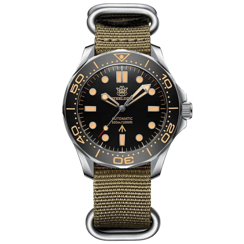 STEELDIVE SD1957 42MM Vintage Bezel 200M Waterproof NH35 Sapphire Glass Automatic-PrimeTimepiece