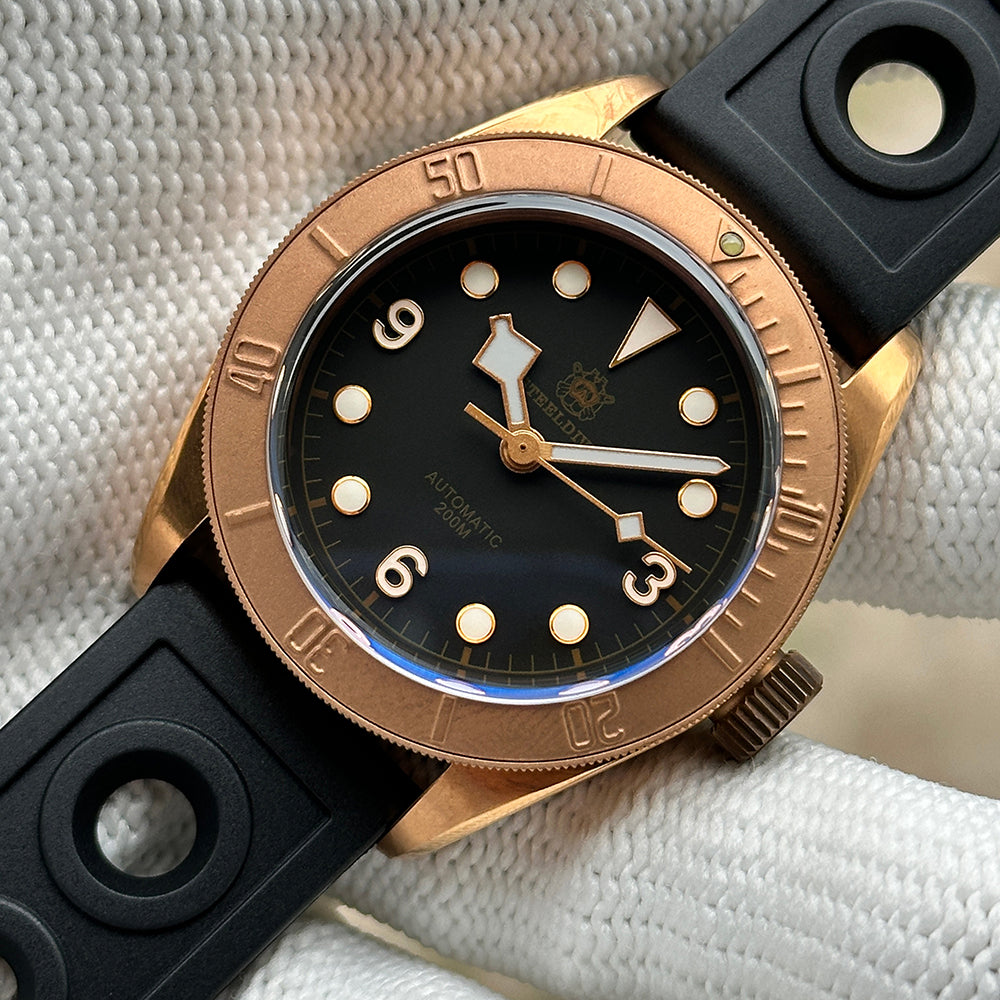 STEELDIVE SD1958S dive watch — variant 58S-HR stock photo