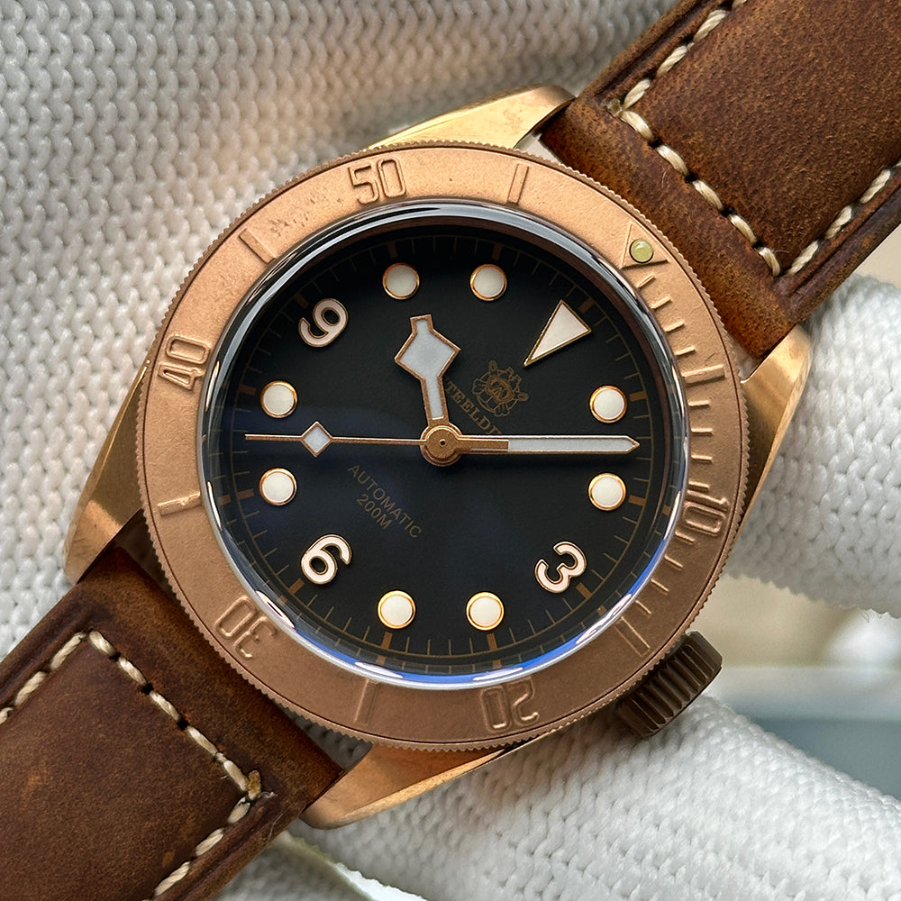 STEELDIVE SD1958S dive watch — variant 58S-ZL stock photo