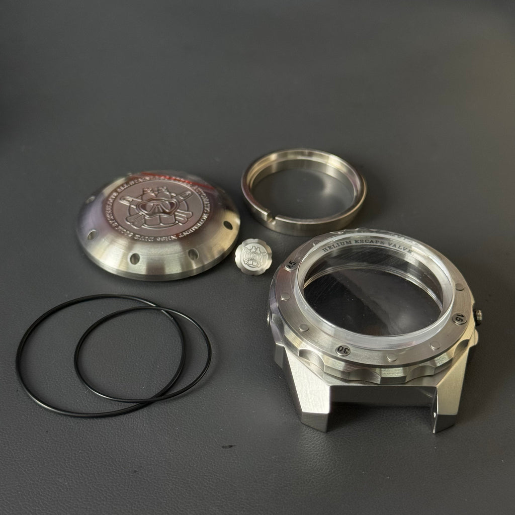 STEELDIVE SD1960 dive watch — variant BK1960 stock photo