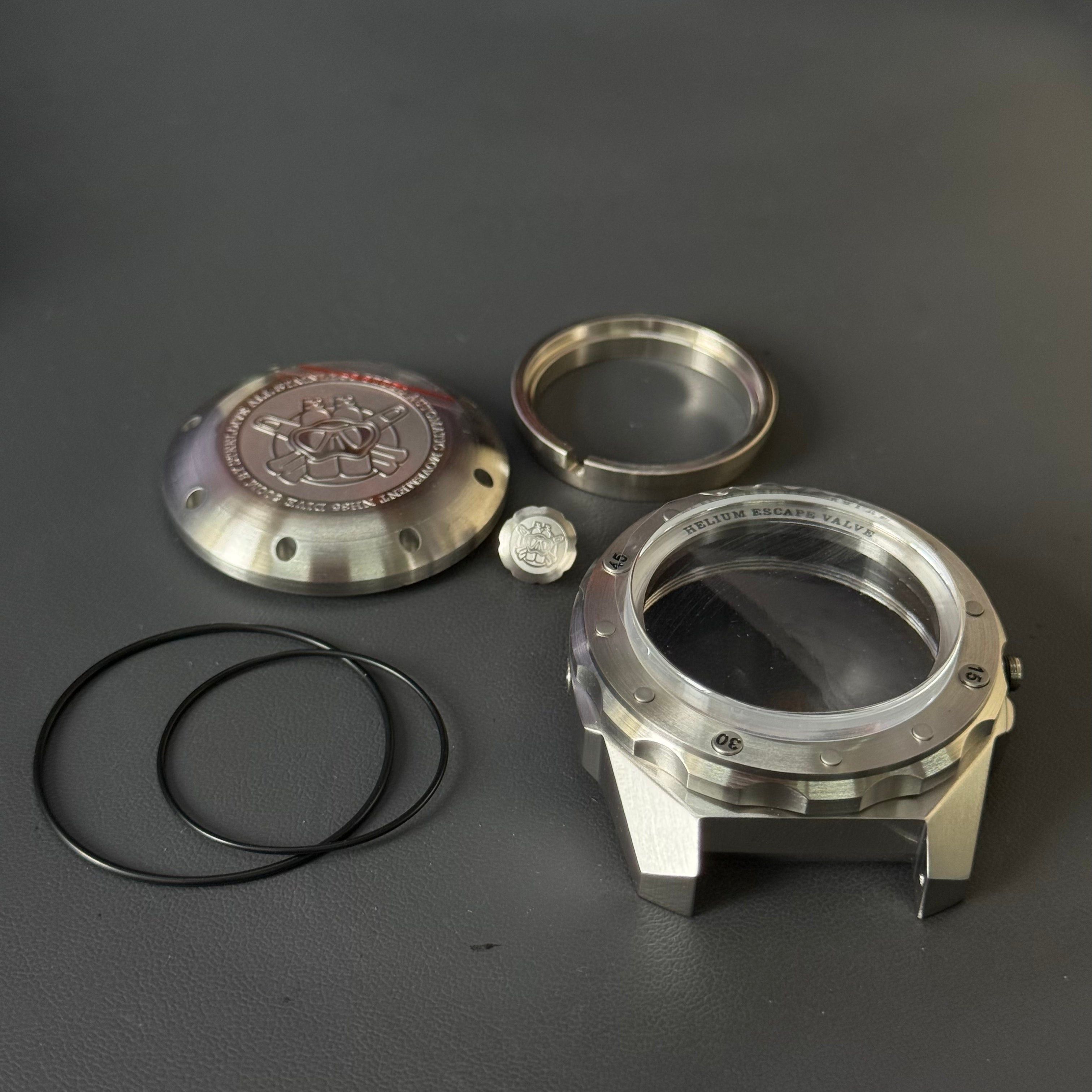 STEELDIVE SD1960 dive watch — variant BK1960 stock photo