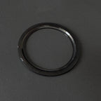 Steeldive SD1961 black ceramic bezel insert ring, side profile showing thickness and glossy edge