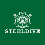 Steeldive SD1961 ceramic bezel insert installed on host watch, top-down view showing alignment with dial