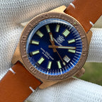 STEELDIVE SD1962S dive watch — variant 62S-BL-FM stock photo