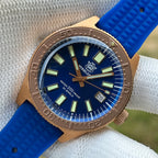 STEELDIVE SD1962S dive watch — variant 62S-BL-SWF stock photo