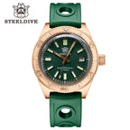 STEELDIVE SD1962S dive watch — variant 62S-NT-GR stock photo