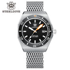 STEELDIVE SD1963 dive watch — variant 63HH-SK stock photo