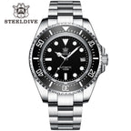 STEELDIVE SD1964 dive watch — variant 64HH-SS stock photo