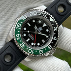 STEELDIVE SD1964GMT dive watch — variant 64GMT-HN-HR stock photo