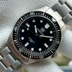 STEELDIVE SD1965 dive watch — variant 65HH-SS stock photo