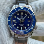 STEELDIVE SD1968 dive watch — variant 68BL-SS stock photo