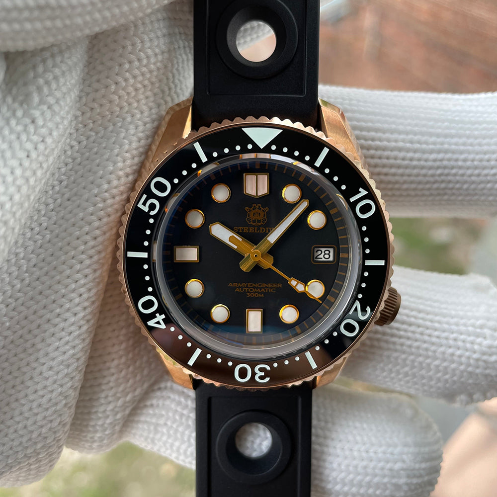 STEELDIVE SD1968S dive watch — variant 68S-HC-HR stock photo