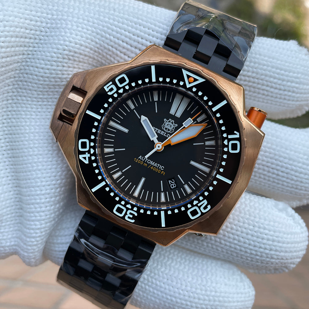 STEELDIVE SD1969S dive watch — variant 69S-C-HSS stock photo