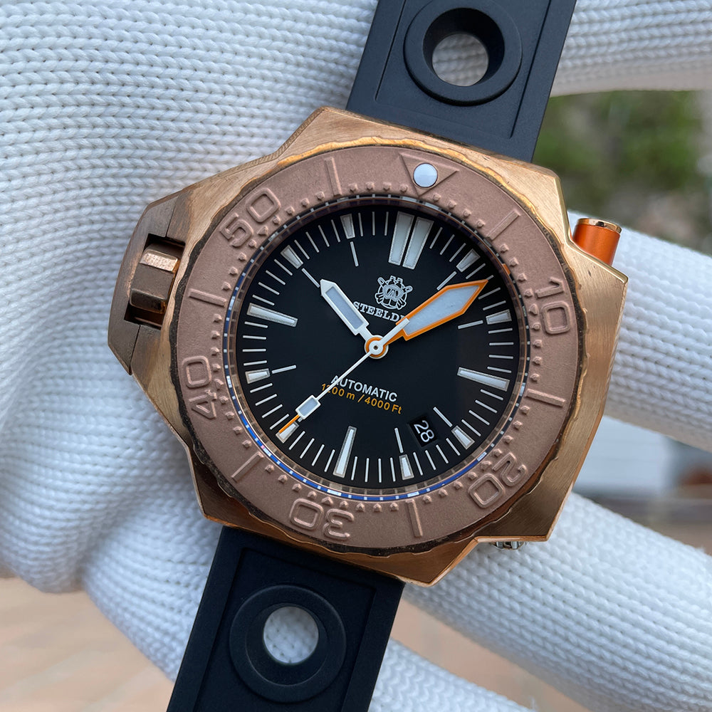 STEELDIVE SD1969S dive watch — variant 69S-T-HR stock photo