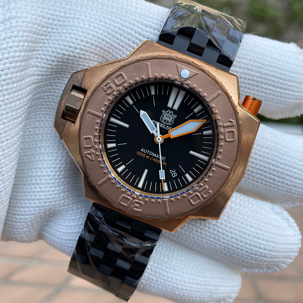 STEELDIVE SD1969S dive watch — variant 69S-T-HSS stock photo