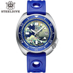STEELDIVE SD1970J dive watch — variant 70J-BL-LR stock photo