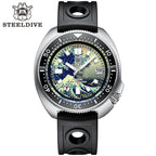 STEELDIVE SD1970J dive watch — variant 70J-HH-HR stock photo