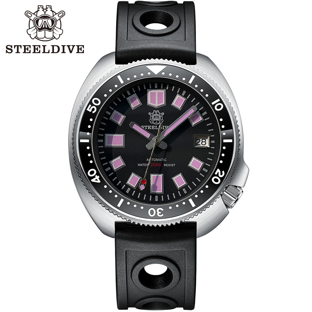 STEELDIVE SD1970U dive watch — variant 70U-ZS-HR stock photo