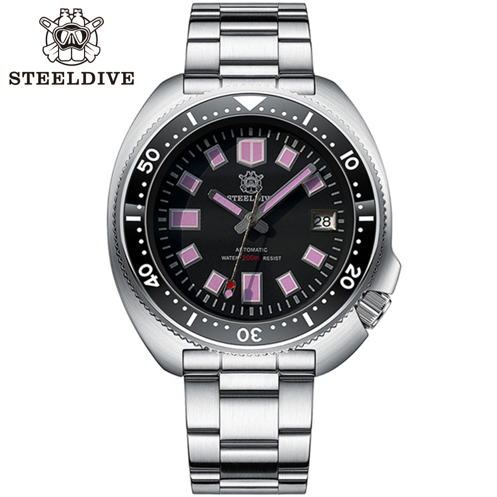 STEELDIVE SD1970U dive watch — variant 70U-ZS-V3GD stock photo