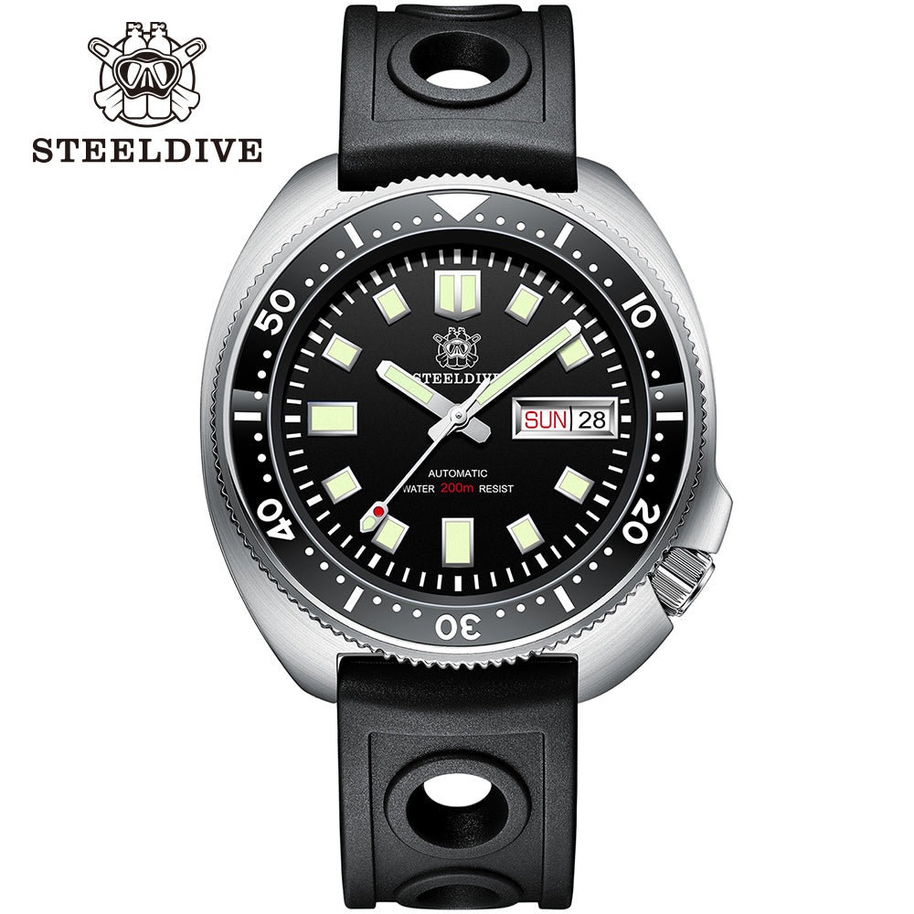 STEELDIVE SD1970W dive watch — variant 70W-HH-HR stock photo