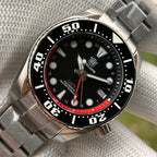 STEELDIVE SD1971GMT dive watch — variant 71GMT-HR-HH-SS stock photo