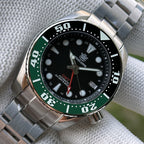 STEELDIVE SD1971GMT dive watch — variant 71GMT-HS-HN-SS stock photo