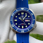 STEELDIVE SD1972 dive watch — variant 72BL-SWF stock photo