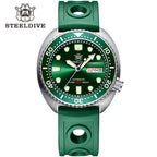 STEELDIVE SD1972 dive watch — variant 72GR-GR stock photo