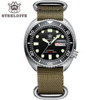 STEELDIVE SD1972 dive watch — variant 72HH-KN stock photo