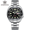 STEELDIVE SD1972 dive watch — variant 72HH-SS stock photo