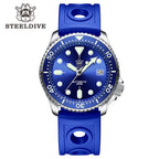 STEELDIVE SD1973 dive watch — variant 73BL-LR stock photo