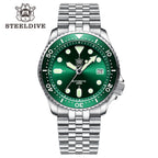 STEELDIVE SD1973 dive watch — variant 73GR-JBL stock photo