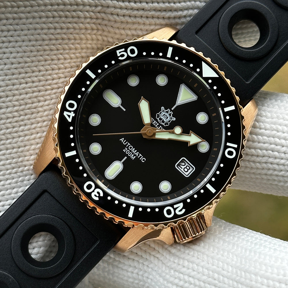 STEELDIVE SD1973S dive watch — variant 73S-C-HR stock photo