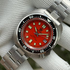 STEELDIVE SD1974 dive watch — variant 74OR-SS stock photo
