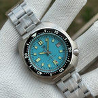 STEELDIVE SD1974 dive watch — variant 74QL-V3GD stock photo