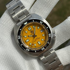 STEELDIVE SD1974 dive watch — variant 74YL-V3GD stock photo