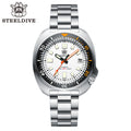 STEELDIVE SD1974C dive watch — variant 74C-WT-SS stock photo