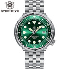 STEELDIVE SD1975 dive watch — variant 75GR-05L stock photo