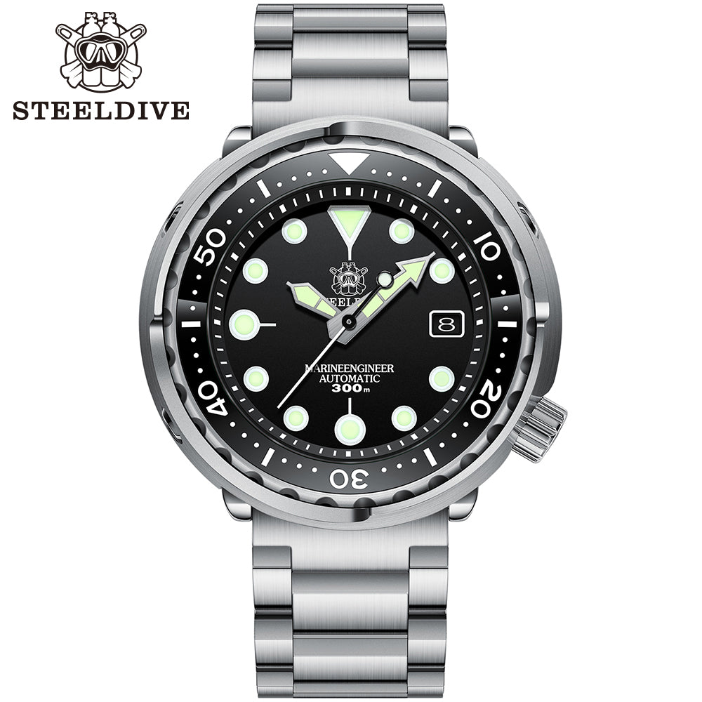 STEELDIVE SD1975 dive watch — variant 75HH-03L stock photo